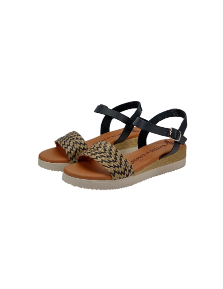 Sandalia piel plana  BT4 Sandalia piel plana  BT4