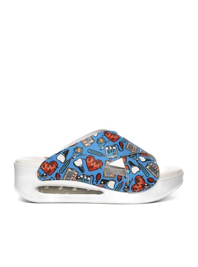 Zueco Tiras cruzadas Airmax 03-HOPE BLUE