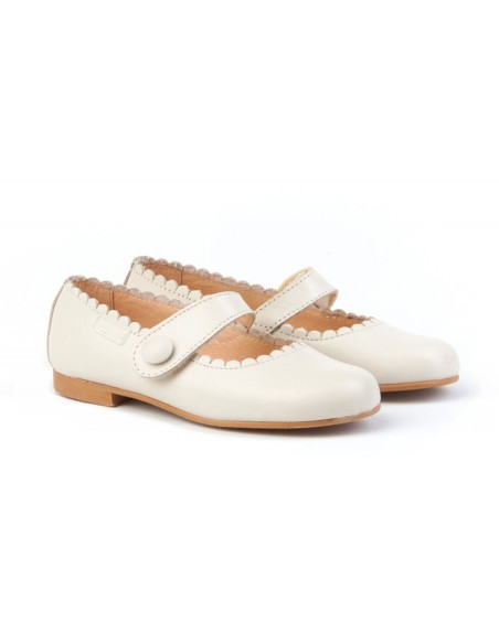 Zapato Francesitas Piel 1512-BG Zapato Francesitas Piel 1512-BG
