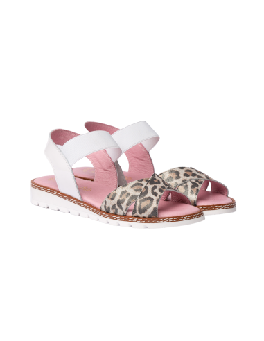 Sandalia H leopardo ANG626