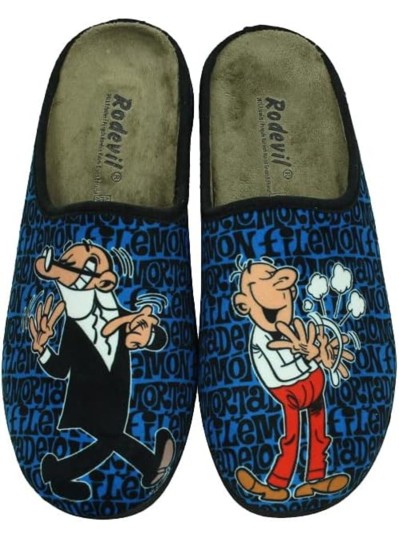 Pantufla agente especial - marino