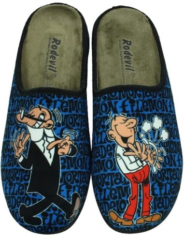 Pantufla agente especial - marino