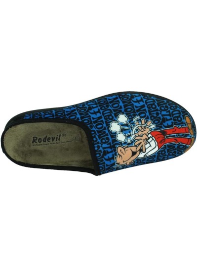 Pantufla agente especial - marino 2