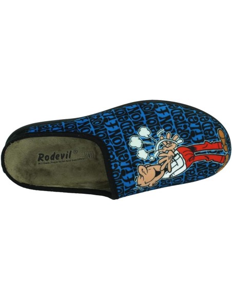 Pantufla agente especial - marino