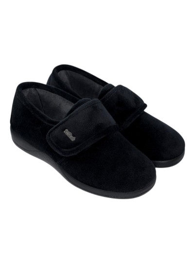 Zapatilla velcro calida casa comoda 1149