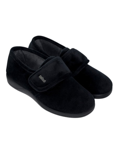 Zapatilla velcro calida casa comoda 1149