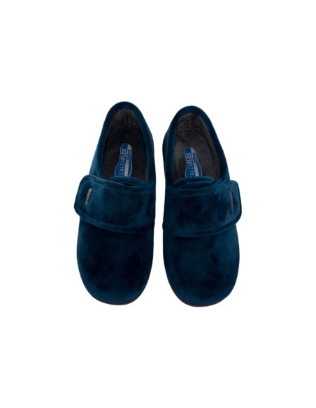 Zapatilla velcro calida casa comoda 1149
