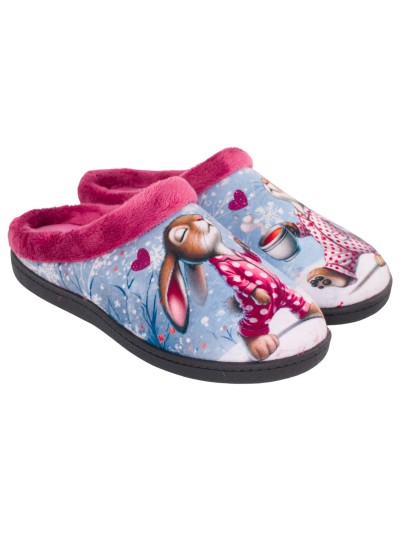 Pantufla abierta conejitos PLUMAFLEX 12213 2