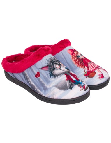Pantufla abierta caperucita PLUMAFLEX 12213